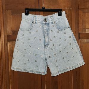 Vintage pearl shorts